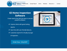 Tablet Screenshot of ezhomeinspectionsoftware.com